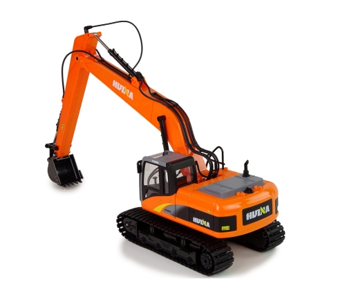 Professional crawler excavator remotely controlled  2.4GHz LED lights 15 functions