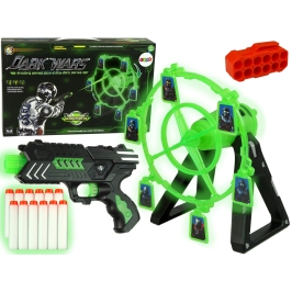 Arcade Game Rotating Shield Glow-in-the-Dark Shotgun