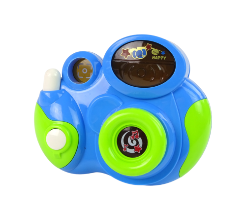 Interactive Photo Camera For your baby Melodies of light and sounds BLUE COLOUR