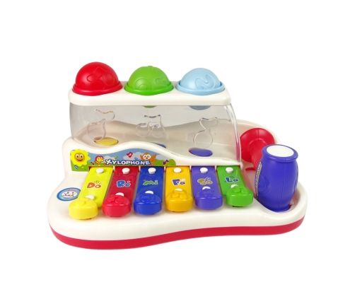 Educational Dulcimer for Toddler Hammer Colourful Balls