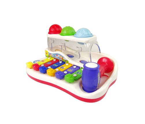 Educational Dulcimer for Toddler Hammer Colourful Balls