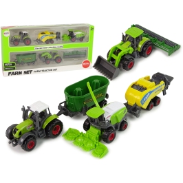 Farming machinery set Farming vehicles 6 pieces Tractor