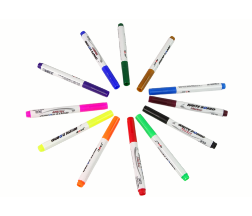 Magic Watercolour Markers 12 colours For painting on water, for dry erase boards