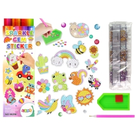 Diamond Embroidery Sticker Set Animals Garden Rainbow Mosaic