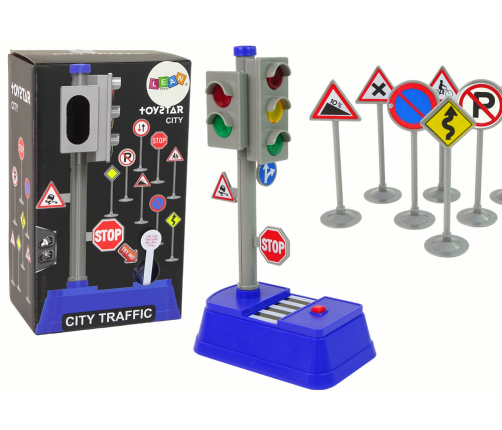 Set of Road Signs Lights Sounds 23 cm