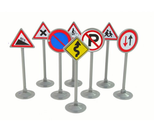 Set of Road Signs Lights Sounds 23 cm