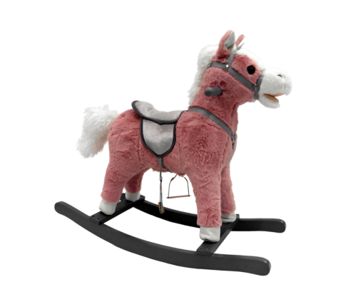 Rocking Horse 74 cm Pink Tones