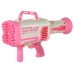 Soap Bubble Machine Soap Bubbles Electric Gun Pink