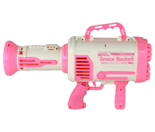 Soap Bubble Machine Soap Bubbles Electric Gun Pink