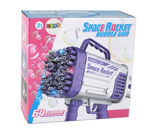 Soap Bubble Machine Soap Bubbles Electric Gun Pink