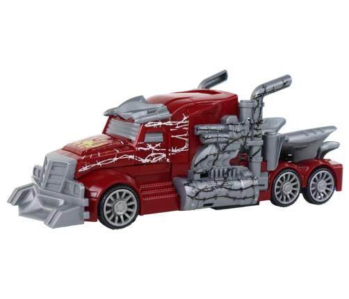 Red Truck Robot Transformation 2in1