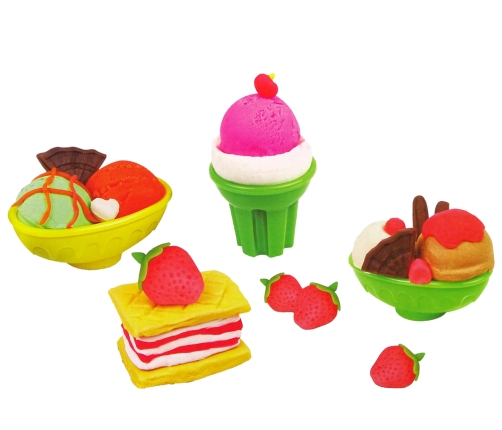 Ice Cream Double Twister Color Clay Play Dough Kit