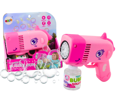 Dinosaur Pink Light Bubble Gun