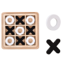 Tic Tac Toe Game Strategic Logic Wooden