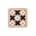 Tic Tac Toe Game Strategic Logic Wooden