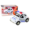 Classic Police Car 1:38 Drive Lights Sounds White