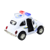 Classic Police Car 1:38 Drive Lights Sounds White