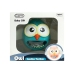 Owl Rattle Teether Children's Toy Turquoise