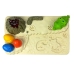 Table with Play Dough and Dinosaurs 4 Colors