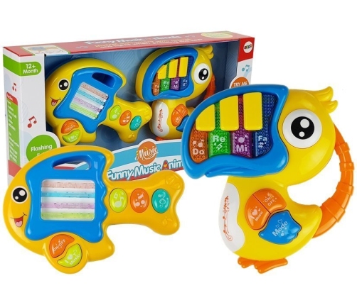 Piano and Guitar Battery Operated Parrot Fish