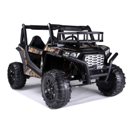 Двухместный детский электромобиль Багги Jeep JS360 Black