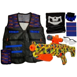 Child's Dress Up Costume Rifle Cartridges Glasses Sling