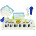 Electric Keyboard Piano for Kids Blue USB Notes