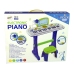 Electric Keyboard Piano for Kids Blue USB Notes