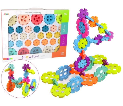 Snowflake Construction Blocks 120 Elements