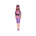 Lucy Doll Set Purple Scooter Skateboard Helmets