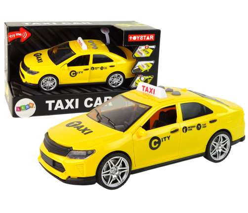 Car Taxi Vehicle 1:14 Lights Sounds Yellow