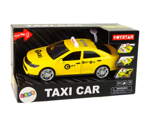 Car Taxi Vehicle 1:14 Lights Sounds Yellow