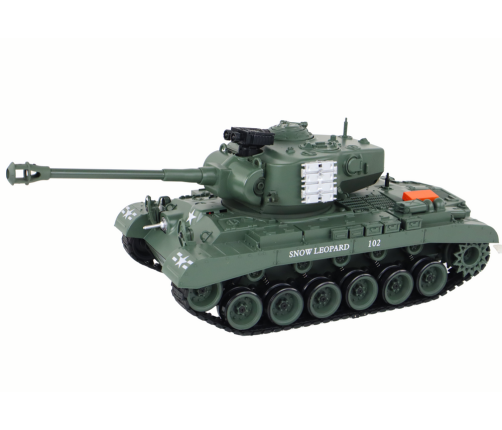 Leopard RC Tank Remote Controlled Cannon 1:18 Gray