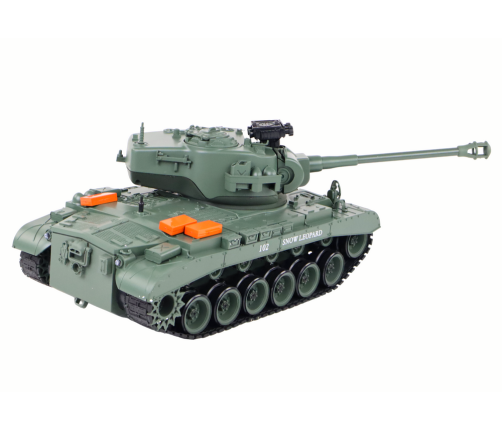 Leopard RC Tank Remote Controlled Cannon 1:18 Gray