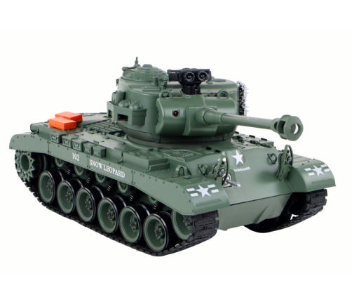 Leopard RC Tank Remote Controlled Cannon 1:18 Gray