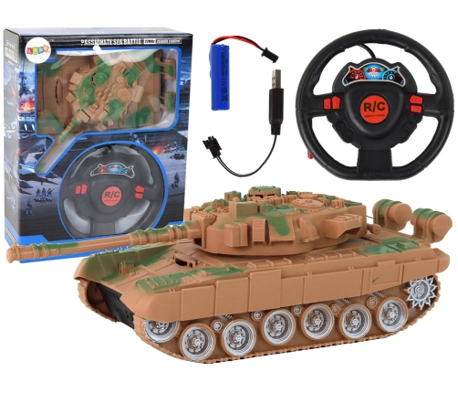 R/C Tank Remote Controlled Lights Sound Sand 1:18 27MHz