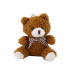 Plush Brown Little Teddy Bear Cuddly Mascot Keychain 10cm