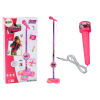 Microphone with Stand for Children, Adjustable, Pink