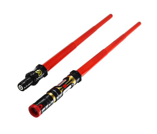 2-in-1 Space Lightsaber Retractable Blades Lights Sounds