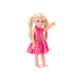 Doll Pink Dress Ponytails Blonde Hair Large Doll 46cm