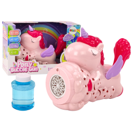 Bubble Machine Unicorn Lights Sounds Pink