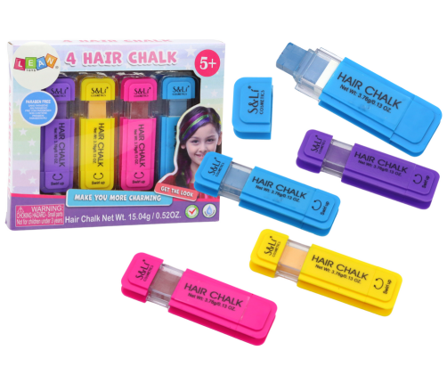 Hair Dyeing Chalk 4pcs Colored Chalk