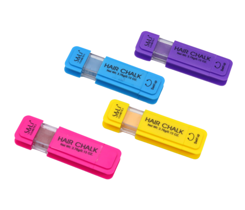 Hair Dyeing Chalk 4pcs Colored Chalk