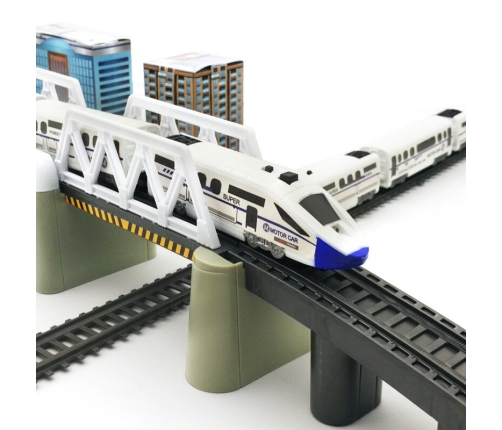 Electric Train Set Train Tracks Drawbridge 366cm