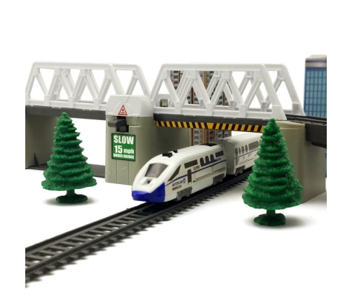 Electric Train Set Train Tracks Drawbridge 366cm