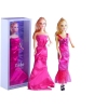 A doll in an evening gown - 3 variants Blue Pink