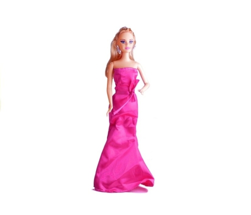 A doll in an evening gown - 3 variants Blue Pink