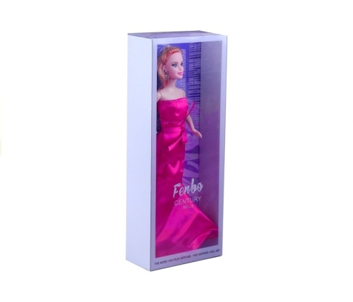 A doll in an evening gown - 3 variants Blue Pink