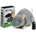 Big RC Mouse Toy on Wheels Grey- Make a Prank