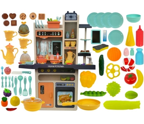 Orange kitchen for children 93.5 cm